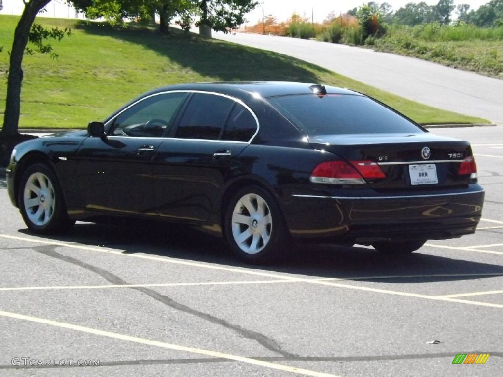 2006 7 Series 750i Sedan - Jet Black / Black/Black photo #3