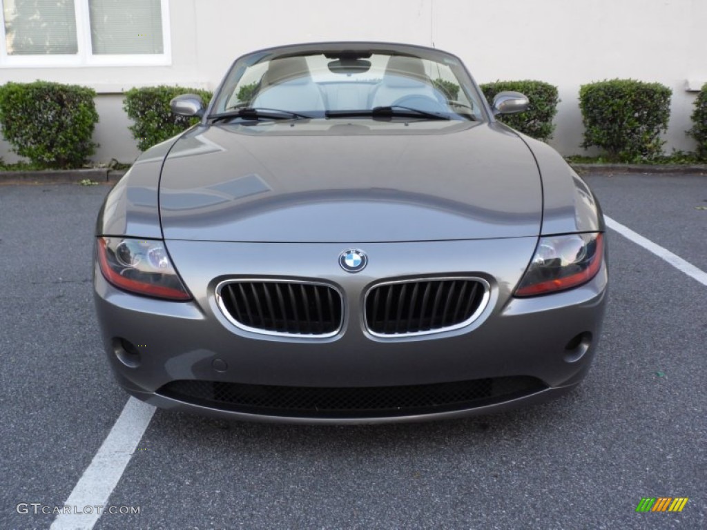 2003 Z4 2.5i Roadster - Sterling Grey Metallic / Beige photo #4