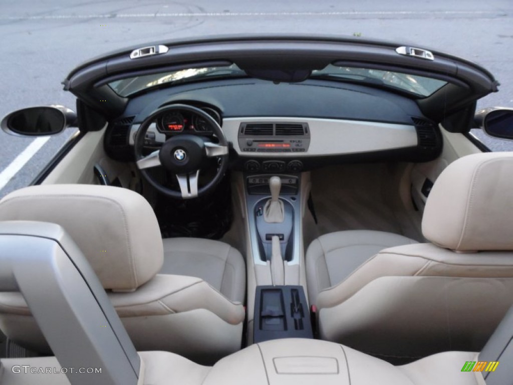 2003 Z4 2.5i Roadster - Sterling Grey Metallic / Beige photo #9