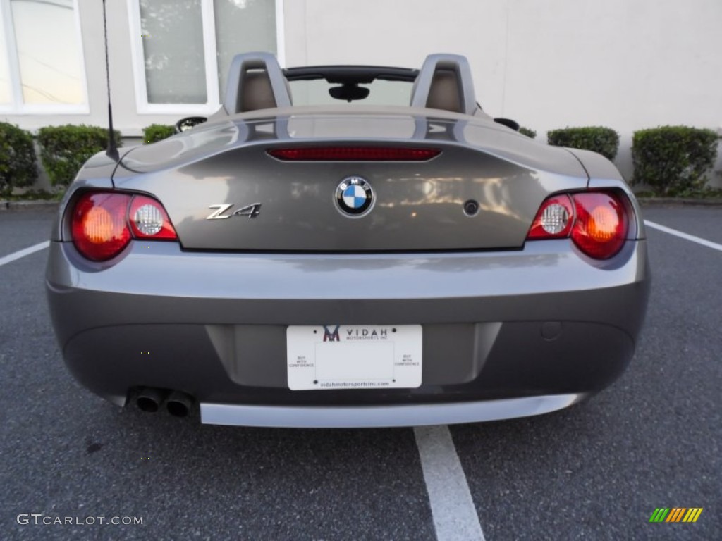 2003 Z4 2.5i Roadster - Sterling Grey Metallic / Beige photo #20