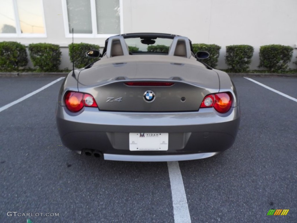 2003 Z4 2.5i Roadster - Sterling Grey Metallic / Beige photo #22