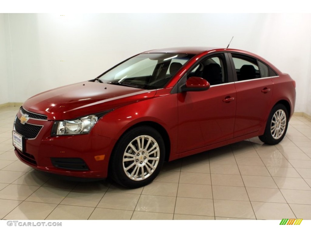 Crystal Red Metallic Tintcoat 2011 Chevrolet Cruze ECO Exterior Photo #81032141