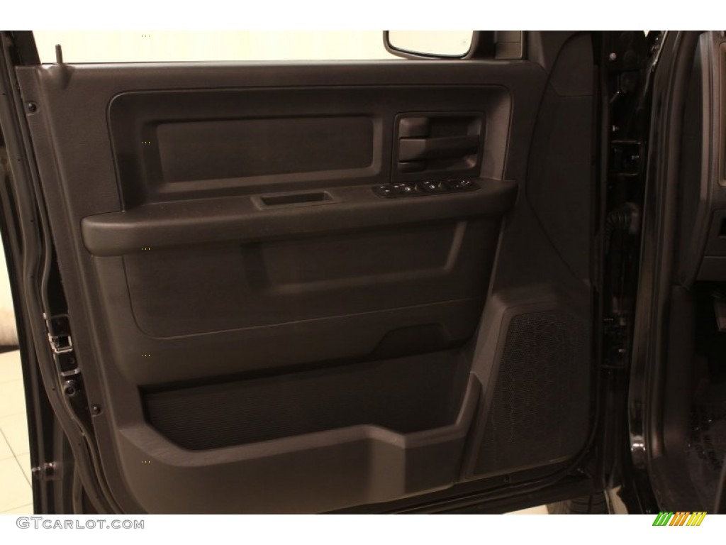 2010 Ram 1500 Big Horn Quad Cab 4x4 - Brilliant Black Crystal Pearl / Dark Slate/Medium Graystone photo #4