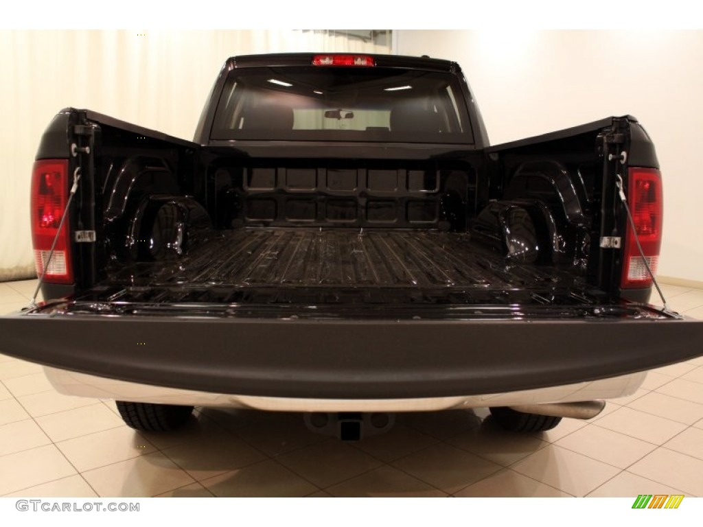 2010 Ram 1500 Big Horn Quad Cab 4x4 - Brilliant Black Crystal Pearl / Dark Slate/Medium Graystone photo #14