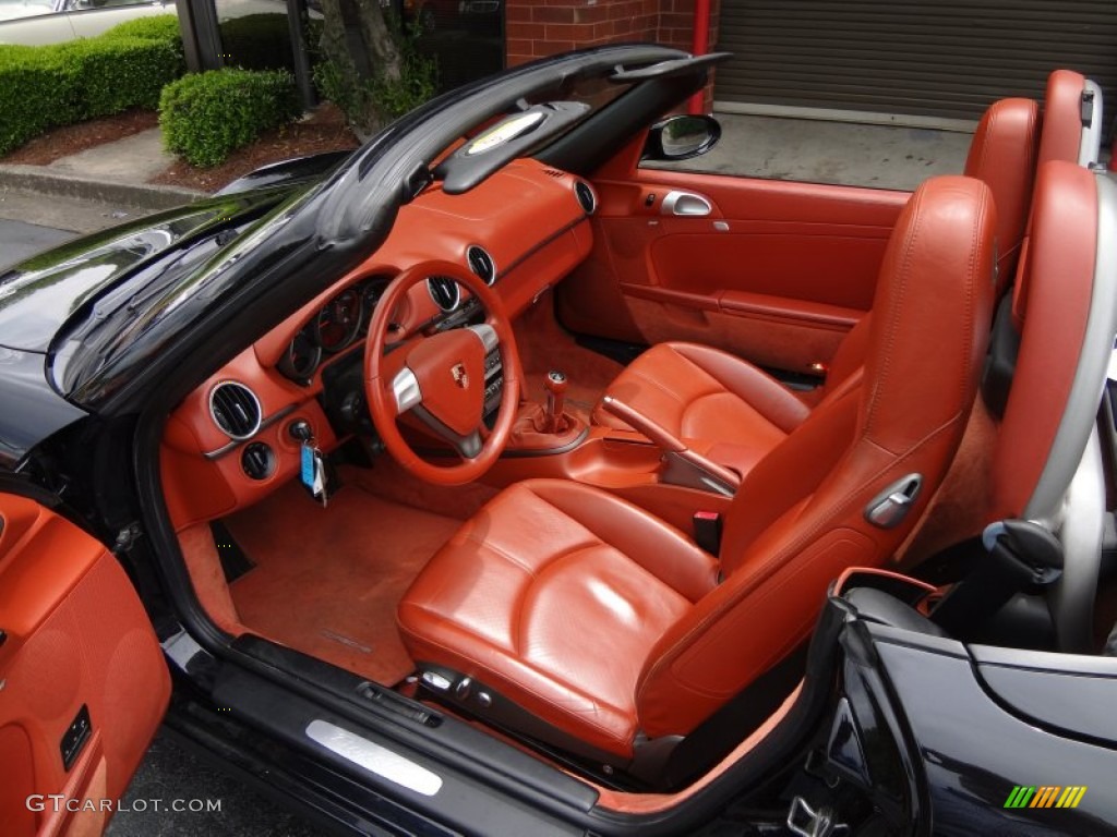 Terracotta Interior 2005 Porsche Boxster Standard Boxster Model Photo #81032767