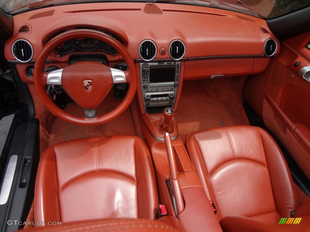 2005 Porsche Boxster Standard Boxster Model Terracotta Dashboard Photo #81032814