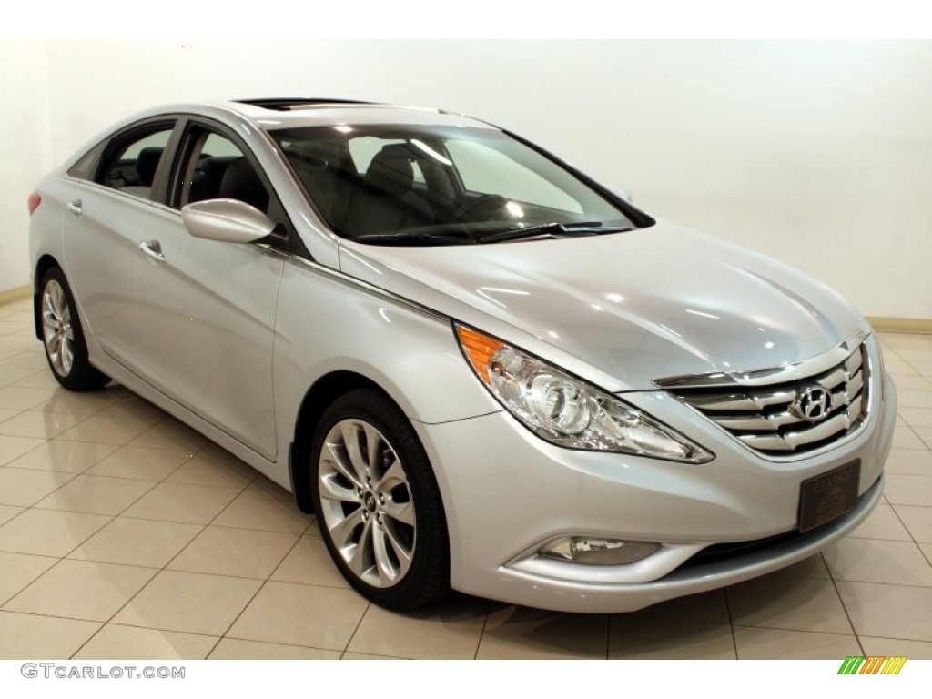 2011 Sonata SE - Radiant Silver / Gray photo #1