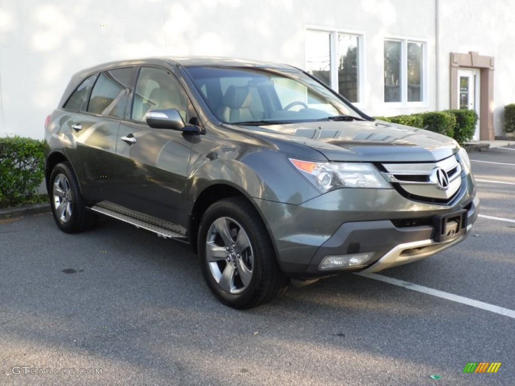 2007 MDX Sport - Nimbus Gray Metallic / Taupe photo #8
