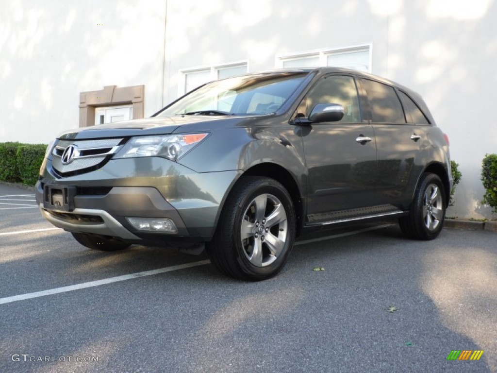 2007 MDX Sport - Nimbus Gray Metallic / Taupe photo #11