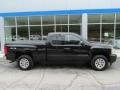 2009 Black Chevrolet Silverado 1500 LS Extended Cab 4x4  photo #2