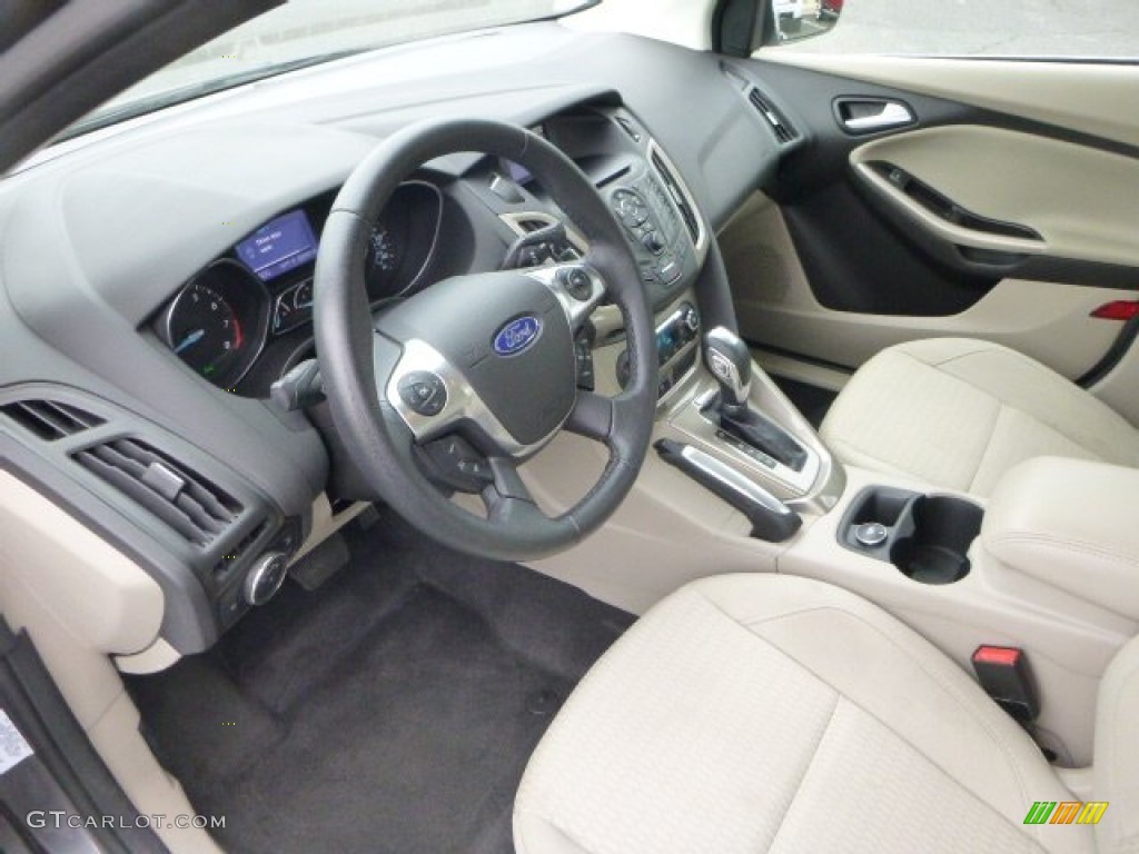 2012 Focus SEL Sedan - Sterling Grey Metallic / Stone photo #12