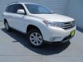 2013 Blizzard White Pearl Toyota Highlander V6  photo #1