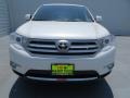 2013 Blizzard White Pearl Toyota Highlander V6  photo #8