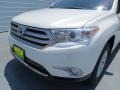 2013 Blizzard White Pearl Toyota Highlander V6  photo #10