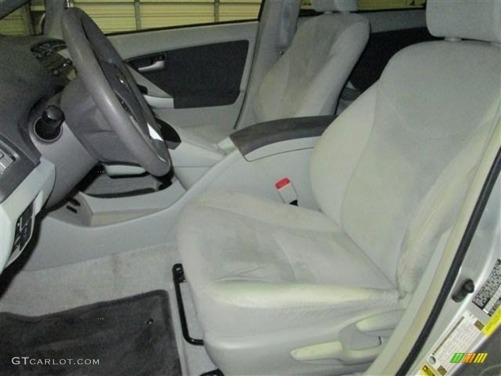 2010 Prius Hybrid III - Winter Gray Metallic / Misty Gray photo #11