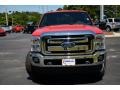 2012 Vermillion Red Ford F250 Super Duty Lariat Crew Cab 4x4  photo #2