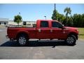 2012 Vermillion Red Ford F250 Super Duty Lariat Crew Cab 4x4  photo #4