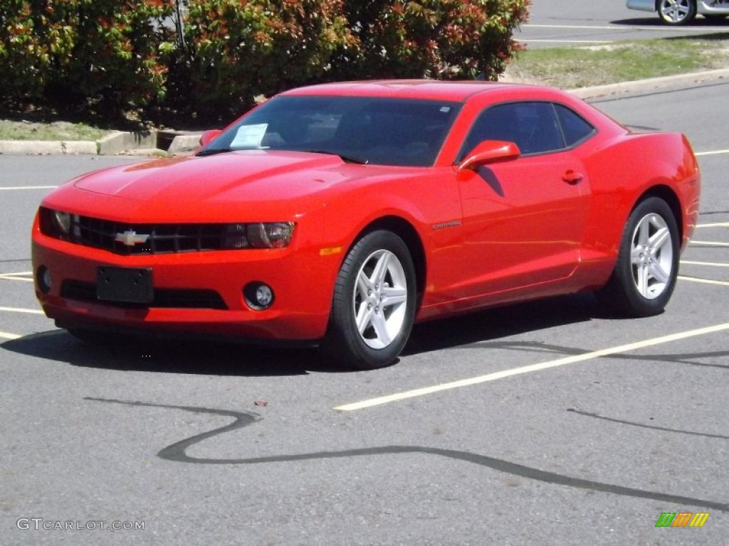 Victory Red 2010 Chevrolet Camaro LT Coupe Exterior Photo #81037740