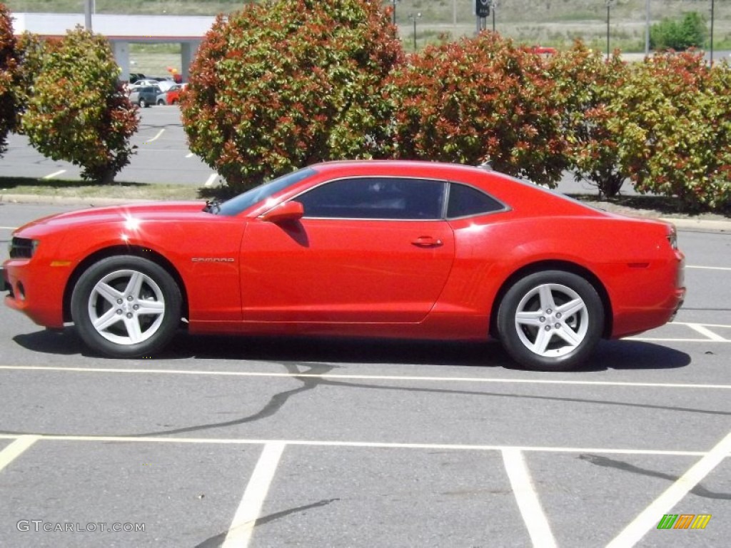 Victory Red 2010 Chevrolet Camaro LT Coupe Exterior Photo #81037779