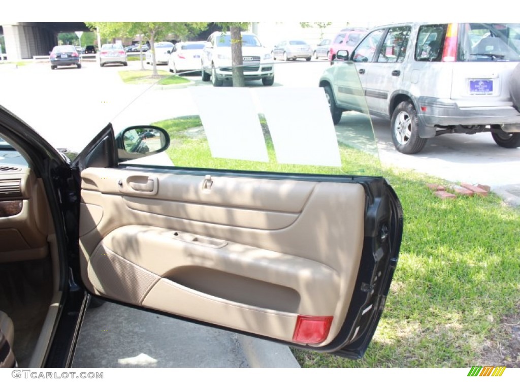 2004 Sebring LXi Convertible - Deep Sapphire Blue Pearl / Sandstone photo #13
