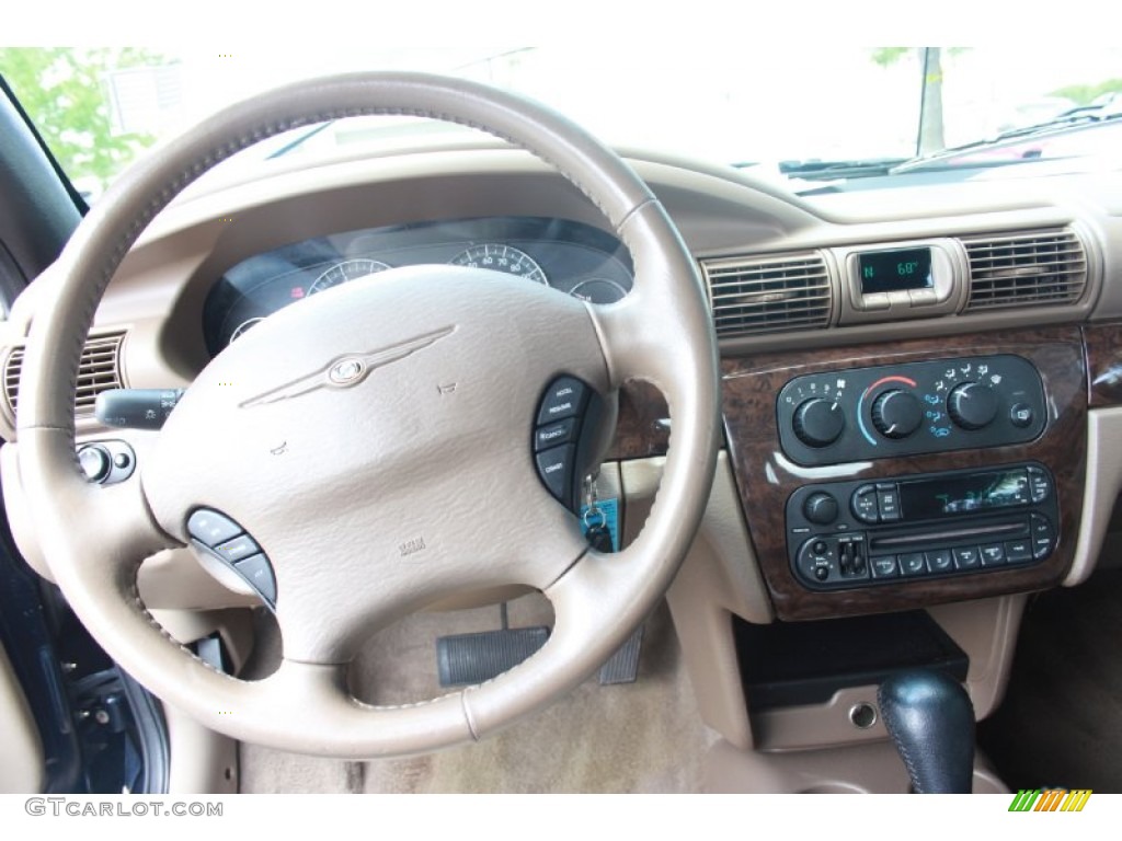 2004 Sebring LXi Convertible - Deep Sapphire Blue Pearl / Sandstone photo #18