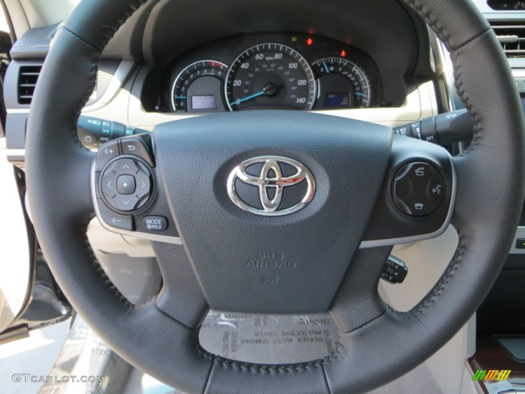2013 Camry XLE - Cosmic Gray Metallic / Ash photo #32