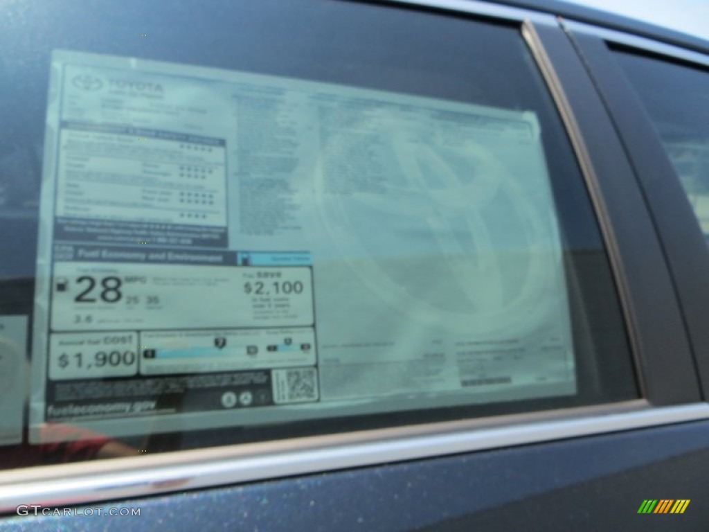 2013 Camry XLE - Cosmic Gray Metallic / Ash photo #35