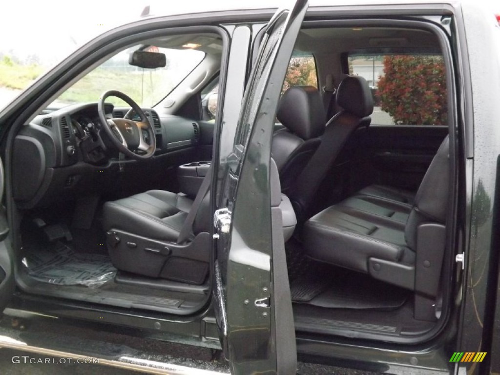 Ebony Interior 2013 GMC Sierra 1500 SLE Crew Cab 4x4 Photo #81040995