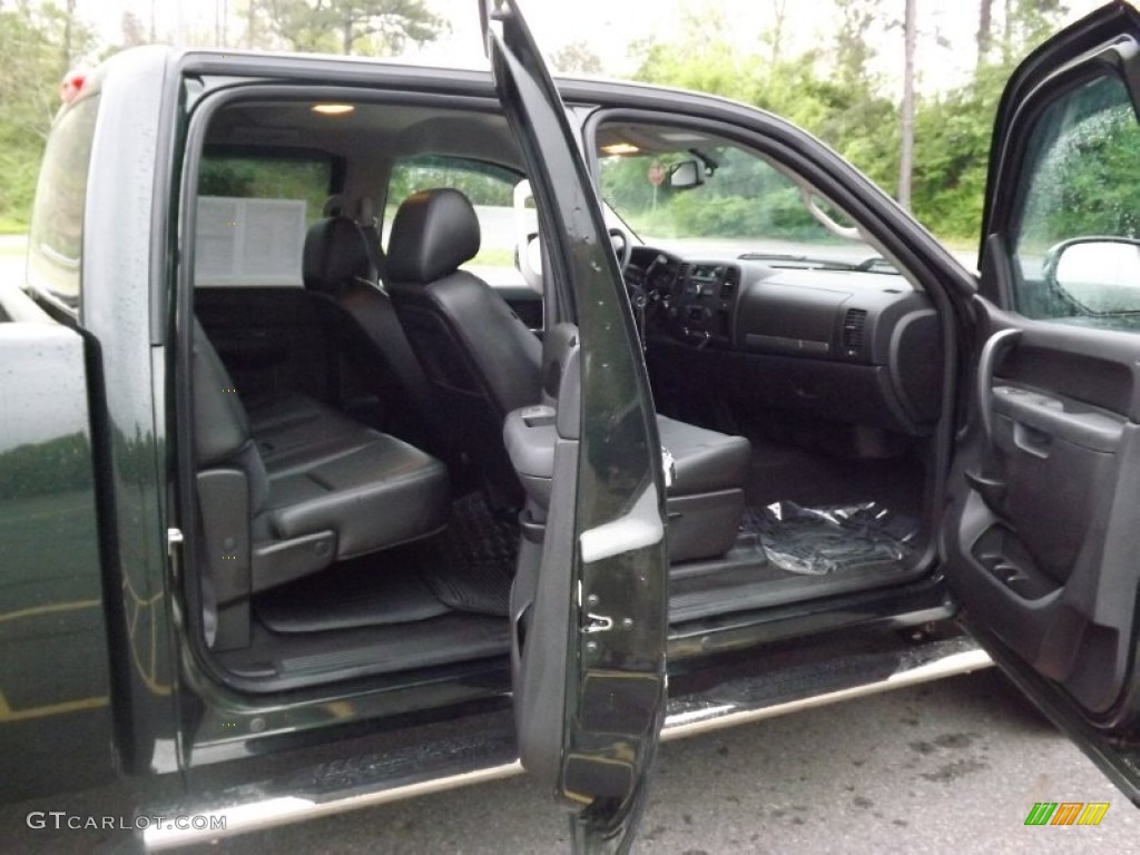 2013 Sierra 1500 SLE Crew Cab 4x4 - Mineral Green Metallic / Ebony photo #10