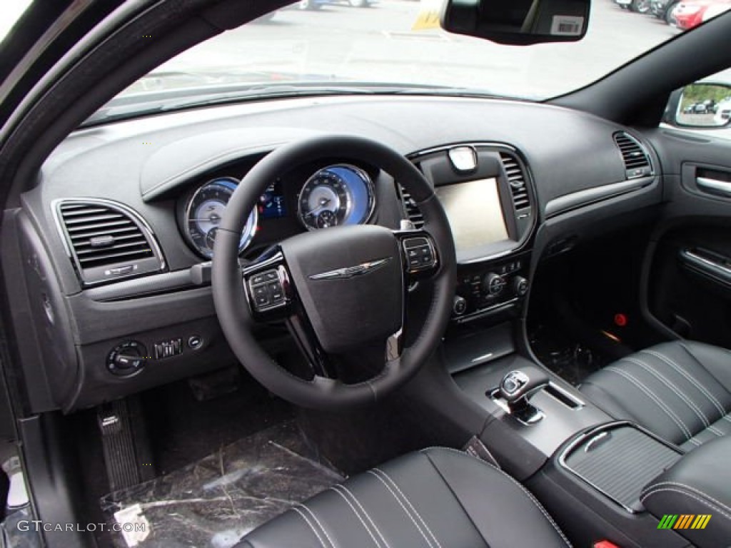 Black Interior 2013 Chrysler 300 S V6 AWD Photo #81041593