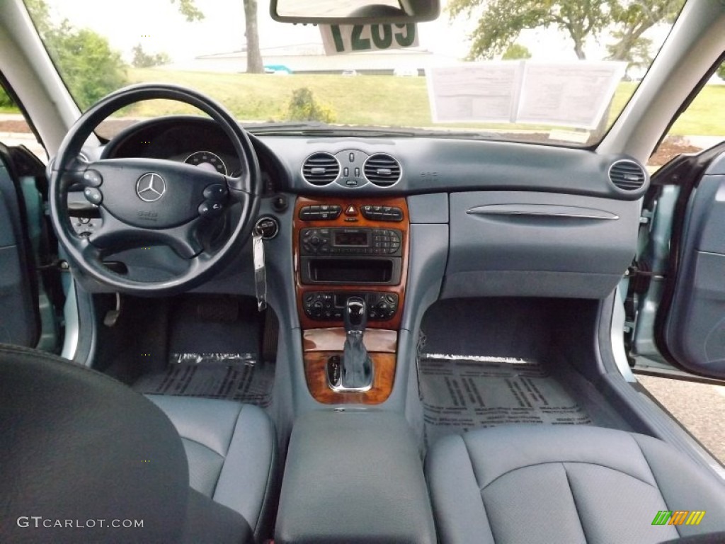 2004 Mercedes-Benz CLK 320 Coupe Pacific Blue Dashboard Photo #81041891