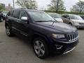 2014 True Blue Pearl Jeep Grand Cherokee Overland 4x4  photo #4