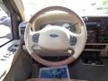 2006 Ford F350 Super Duty Castano Brown Leather Interior Steering Wheel Photo