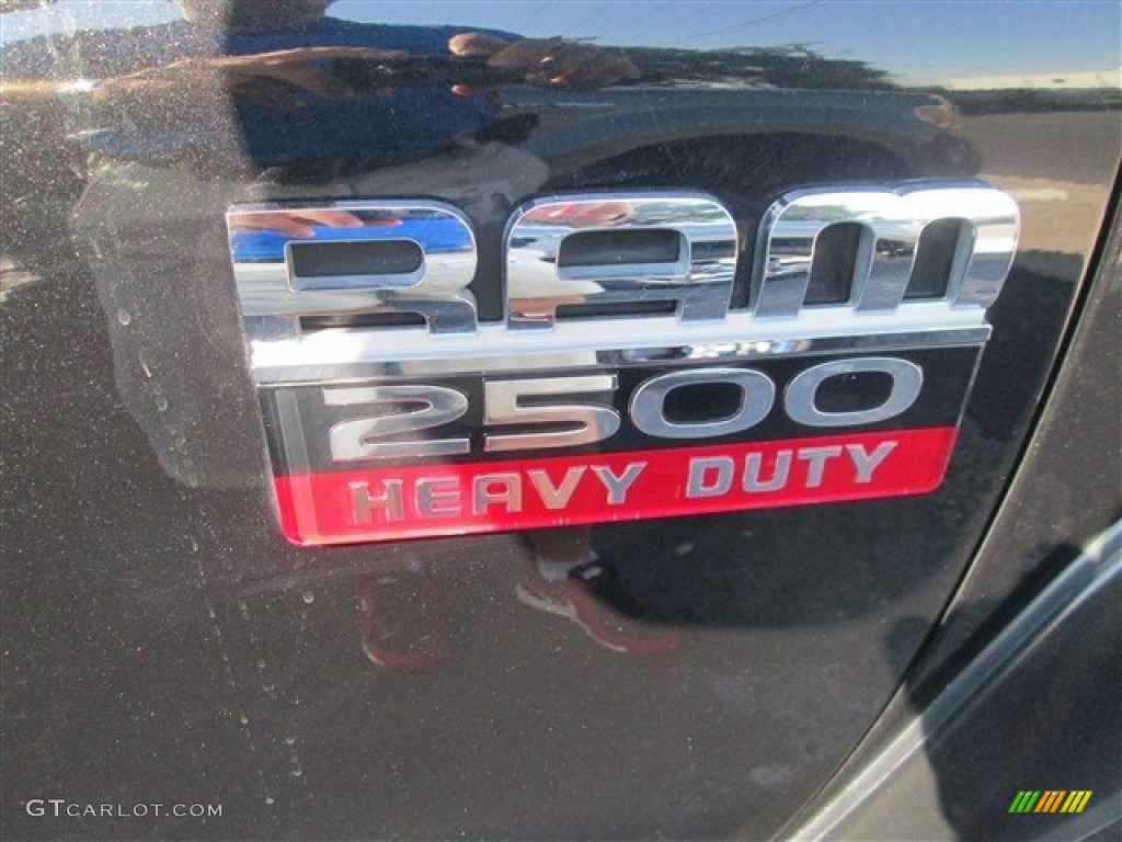 2007 Ram 2500 SLT Mega Cab - Brilliant Black / Medium Slate Gray photo #2