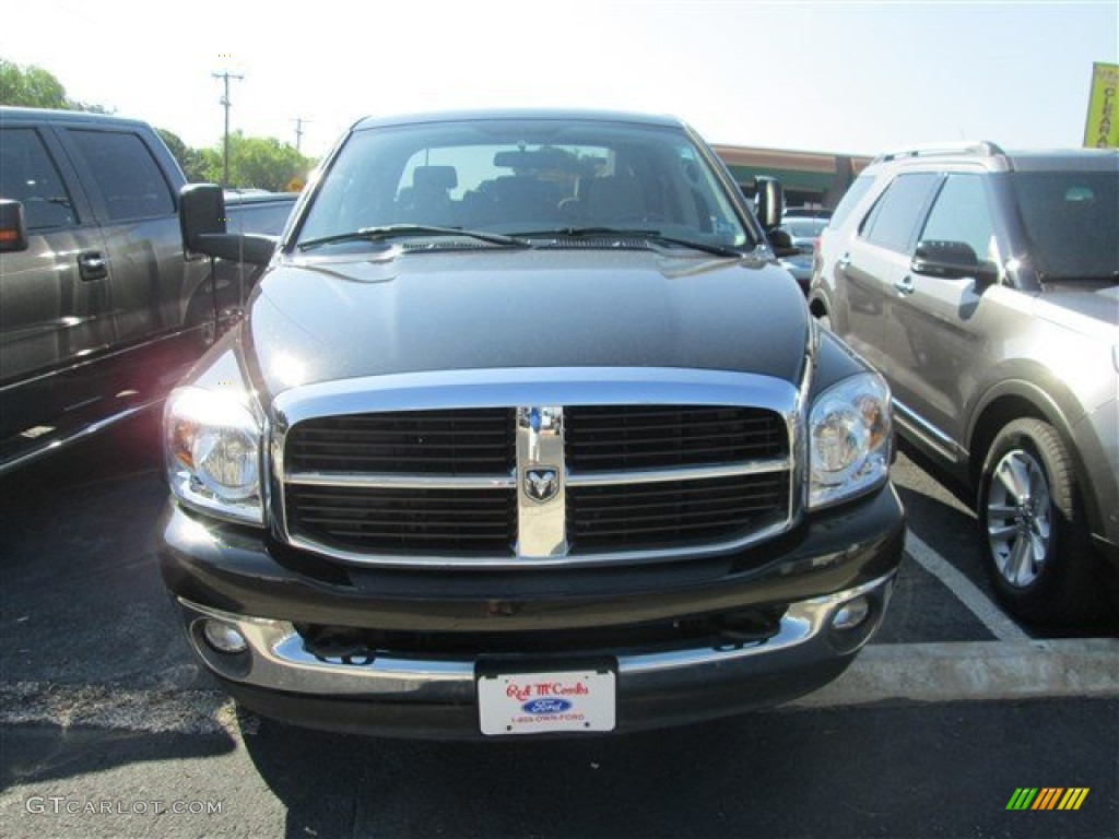 2007 Ram 2500 SLT Mega Cab - Brilliant Black / Medium Slate Gray photo #4