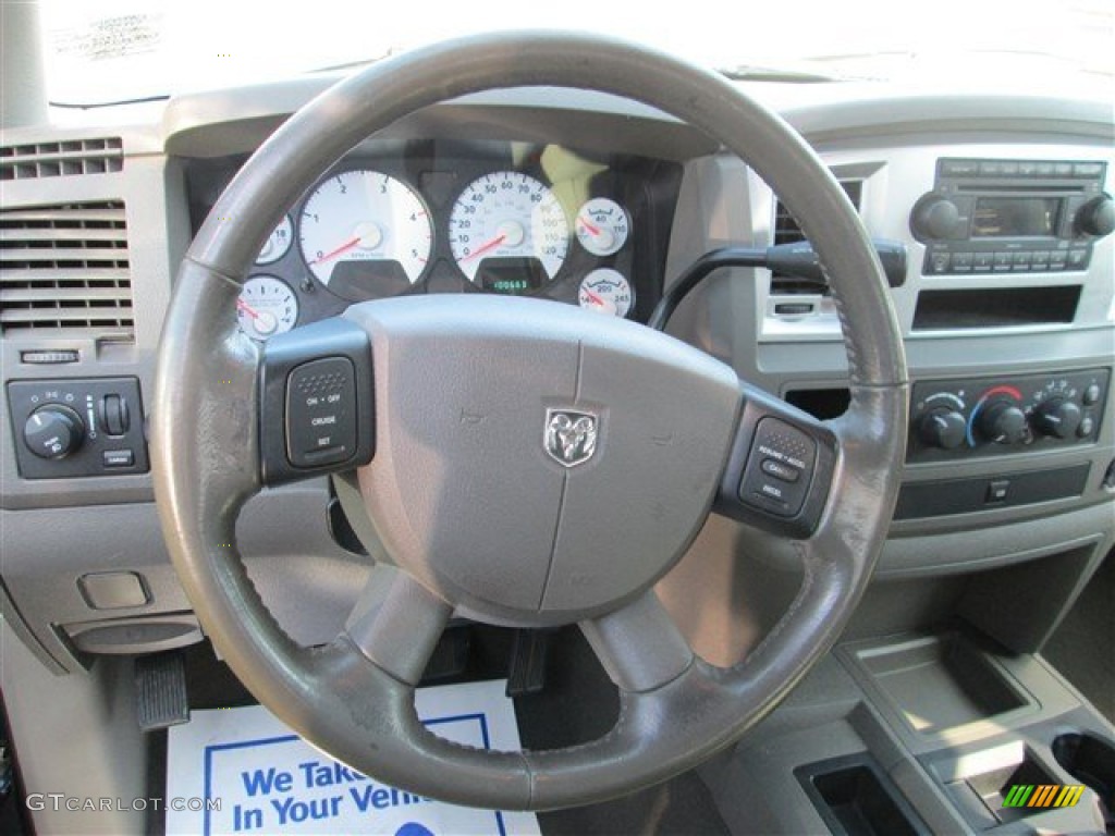 2007 Ram 2500 SLT Mega Cab - Brilliant Black / Medium Slate Gray photo #13