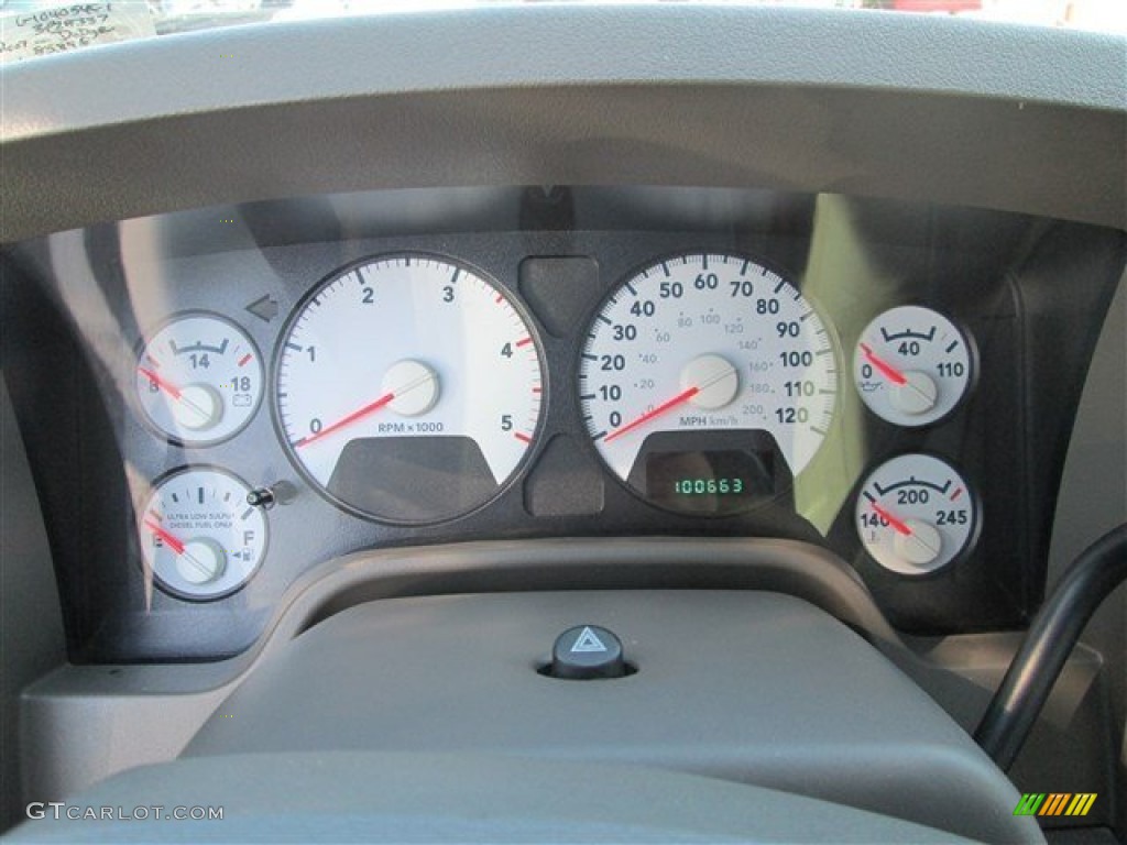 2007 Ram 2500 SLT Mega Cab - Brilliant Black / Medium Slate Gray photo #14