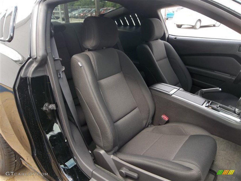 Charcoal Black Interior 2014 Ford Mustang V6 Coupe Photo #81043948