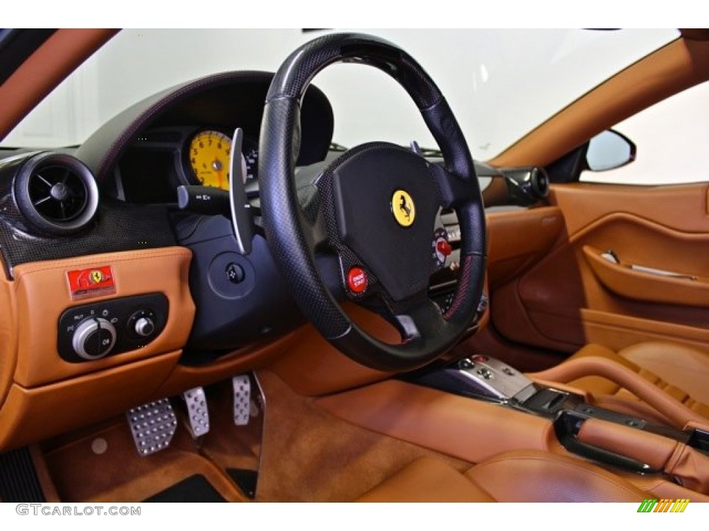 2007 Ferrari 599 GTB Fiorano F1 Cuoio Steering Wheel Photo #81044562
