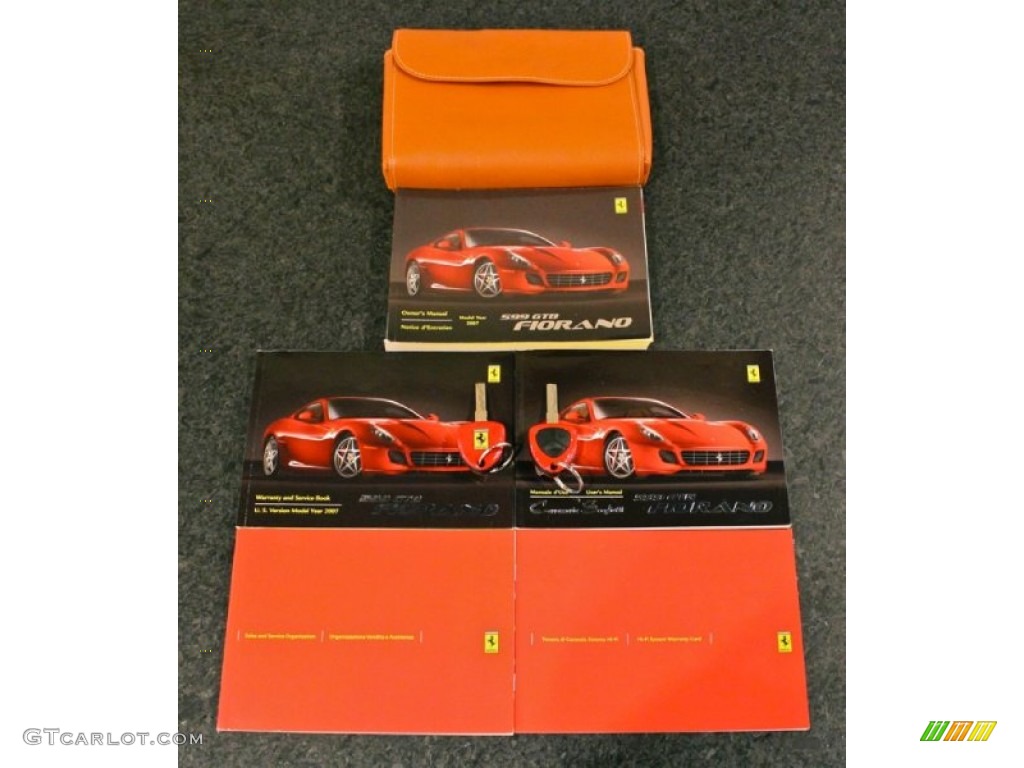 2007 Ferrari 599 GTB Fiorano F1 Books/Manuals Photo #81044831