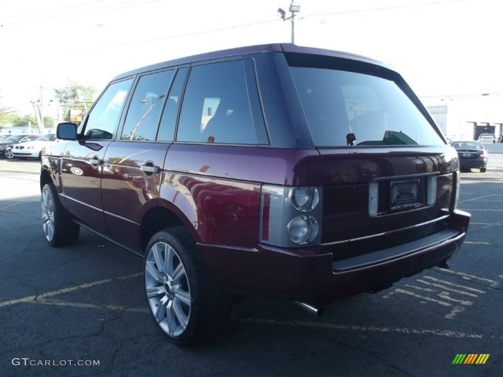 2006 Range Rover HSE - Alviston Red Mica / Charcoal/Jet photo #5