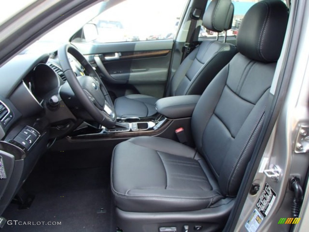Black Interior 2014 Kia Sorento EX V6 AWD Photo #81045869
