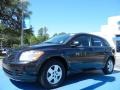 Brilliant Black Crystal Pearl 2009 Dodge Caliber SE