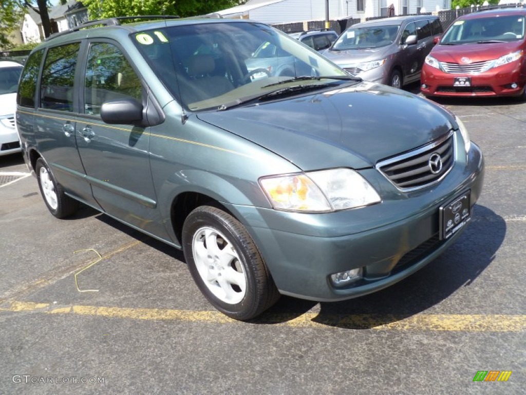 2001 MPV ES - Rainforest Green Mica / Beige photo #1