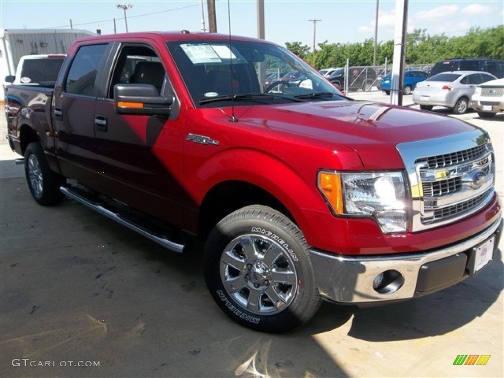 Ruby Red Metallic 2013 Ford F150 XLT SuperCrew Exterior Photo #81047520