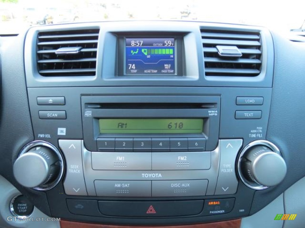 2010 Toyota Highlander Limited Audio System Photos