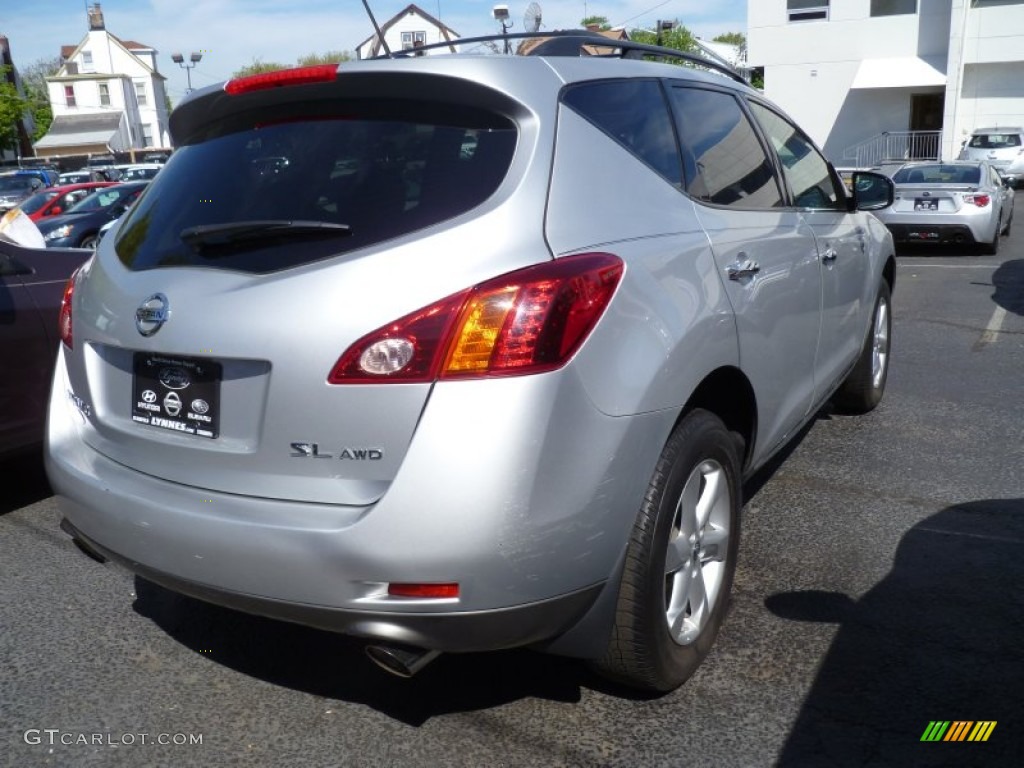 2010 Murano SL AWD - Brilliant Silver Metallic / Black photo #5