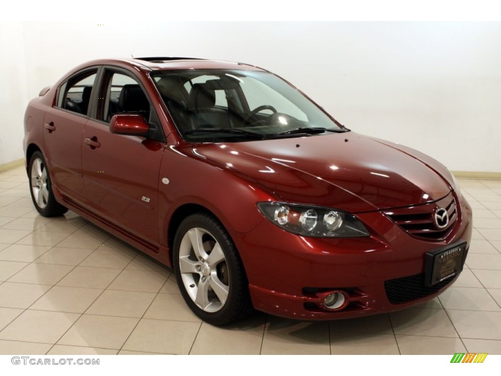 2006 MAZDA3 s Grand Touring Sedan - Copper Red Mica / Black photo #1