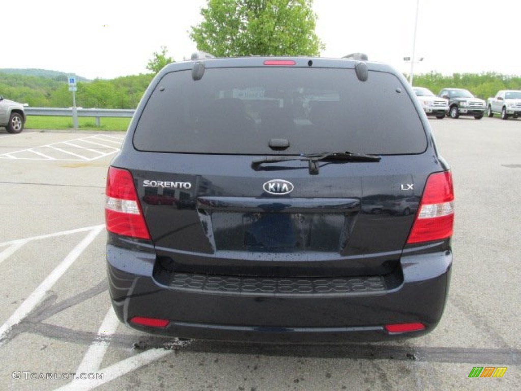 2009 Sorento LX 4x4 - Midnight Blue / Beige photo #8