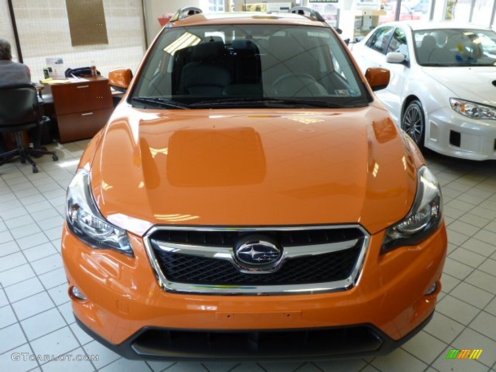 2013 XV Crosstrek 2.0 Limited - Tangerine Orange Pearl / Black photo #9